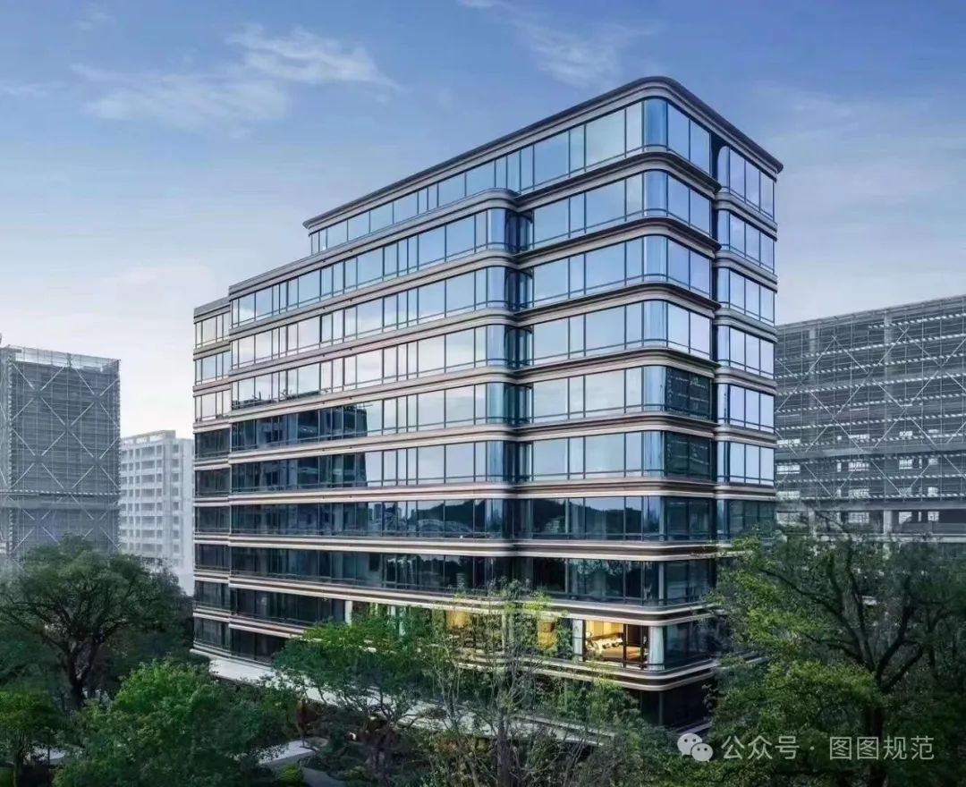 住宅立面：“玻璃幕墻、高級(jí)感”的幾種做法（三）。